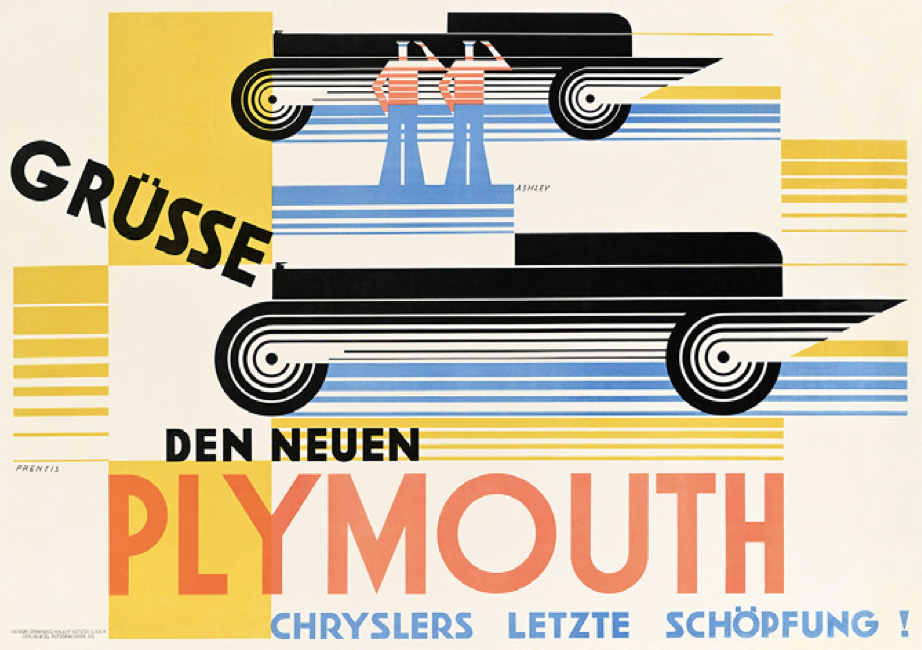 Affiche Plymouth, Hasley Havinden & Terence Prentis, 1928